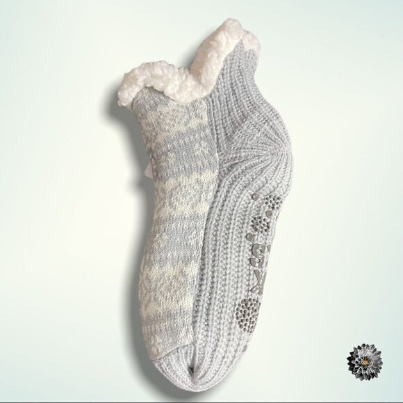 Muk LUKS Lined Slipper Socks Size Small - Picture 6 of 8